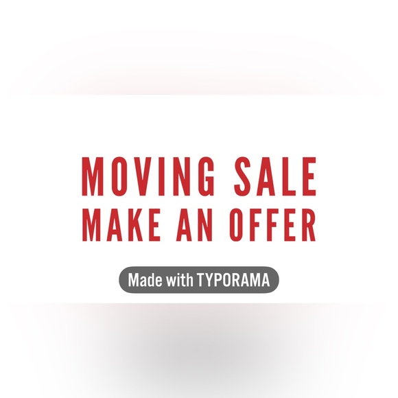 EVERYTHING MUST GO!
We are moving now!
MAKE AN OFFER! - Picture 1 of 1